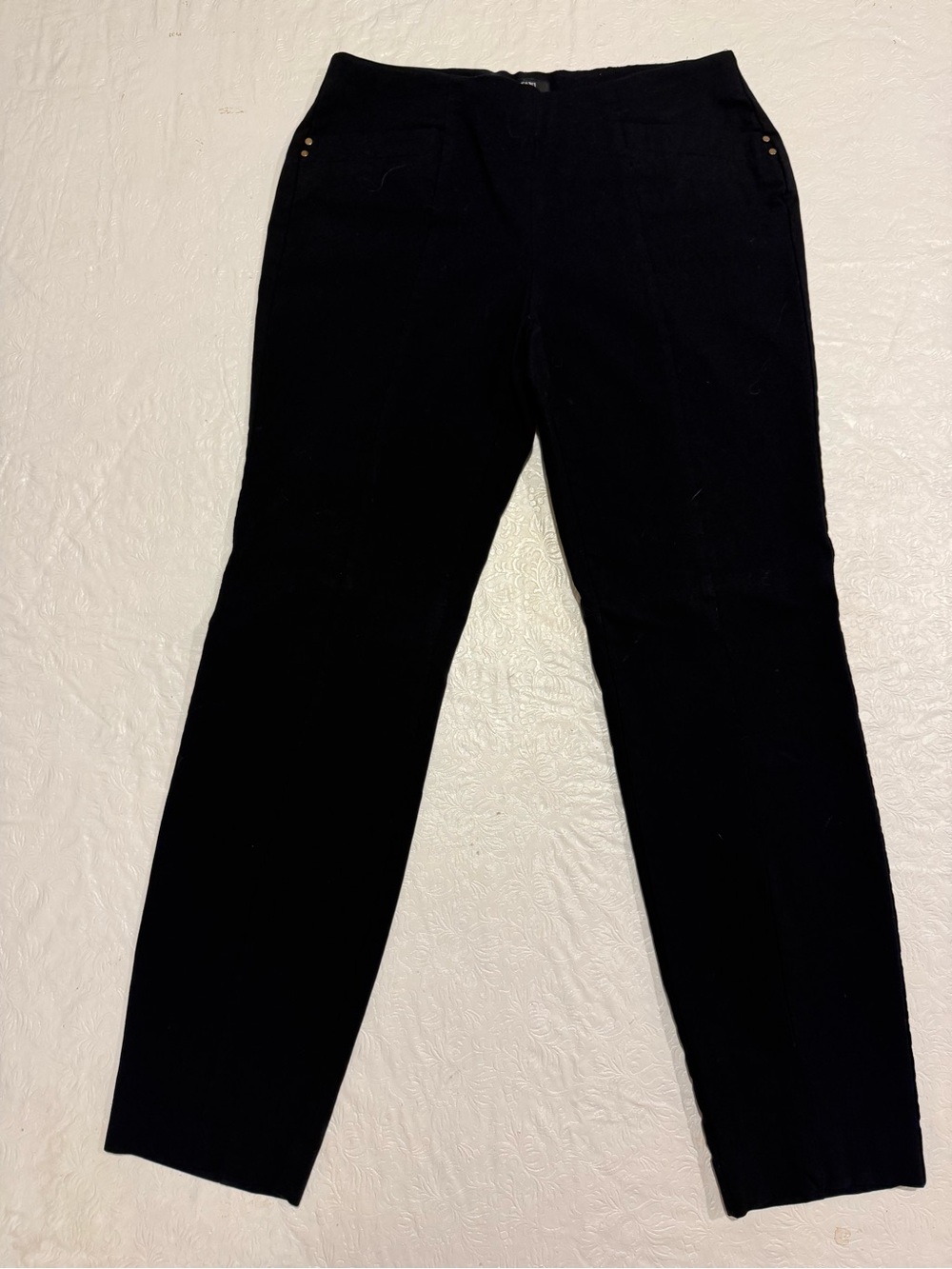 Alfani Black Stretch mid rise ankle pants